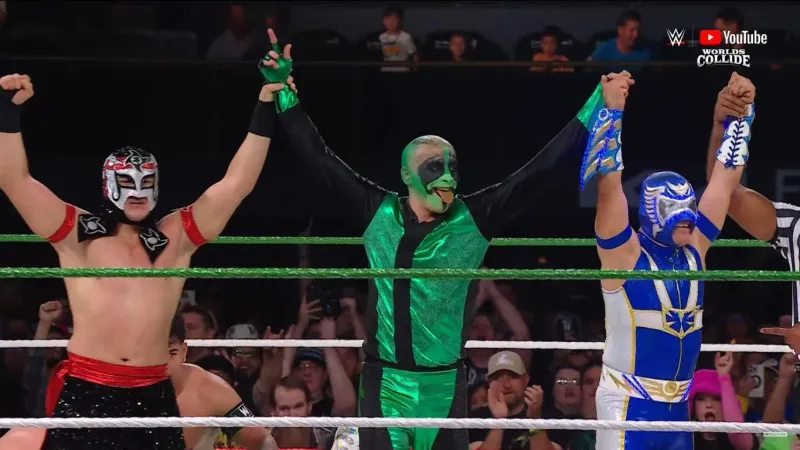 Unmasked and Unforgettable: Who is Mr. Iguana, and Why Did He Steal the Show at Worlds Collide?