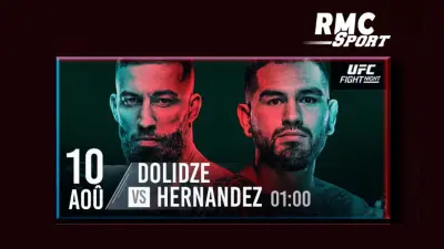 Dolidze vs Hernandez: UFC Fight Night - RMC Sport